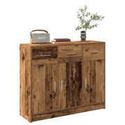 Credenza-Buffet-Armadio da cucina Legno Antico 91x28x75 cm in Legno Multistrato