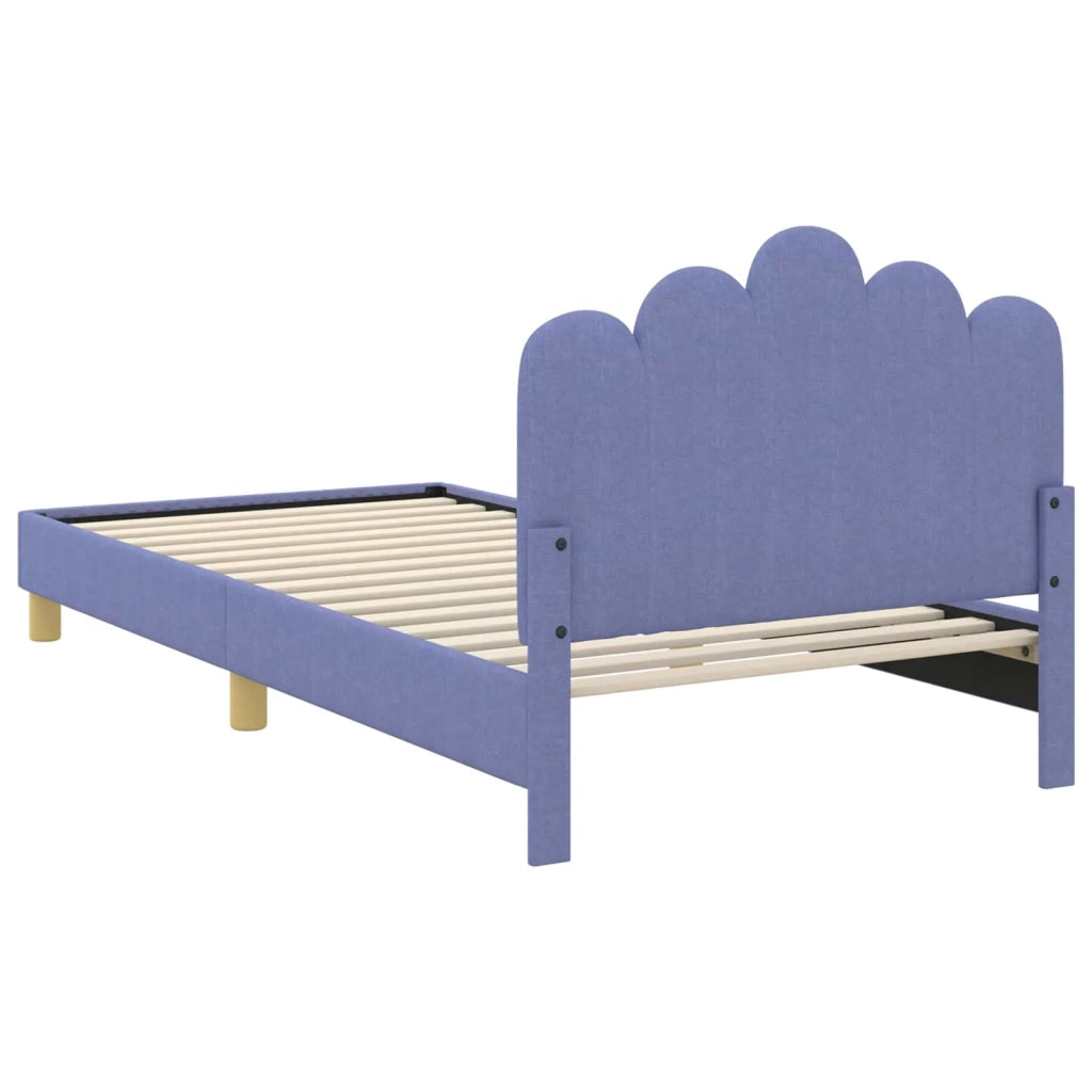 Struttura letto bambini con testata Blu jeans 90 x 200 cm 42011063