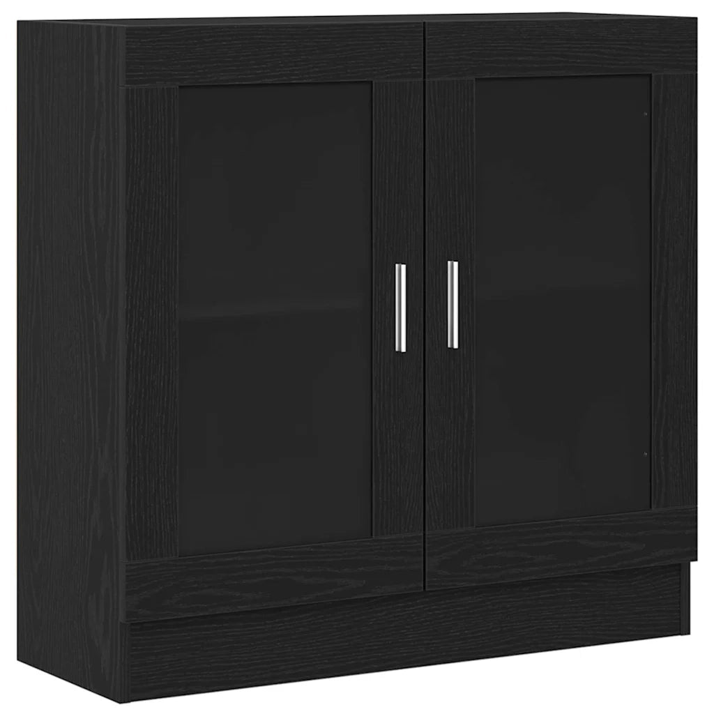 Armadio per Libri Rovere Nero 82,5 x 30,5 x 80 cm 862518