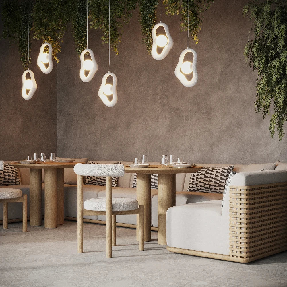 Maytoni Sospensione Contemporanea Opus 1 luce G9 bianco poliresina diffusore vetro