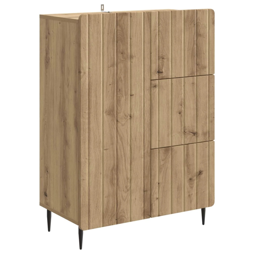 Credenza con cassetto Rovere Artigianale 66 x 34,5 x 91,5 cm