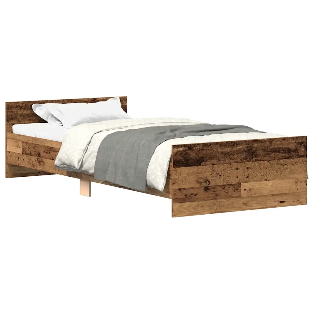 Giroletto senza Materasso Legno Antico 100x200cm in Truciolato 857476