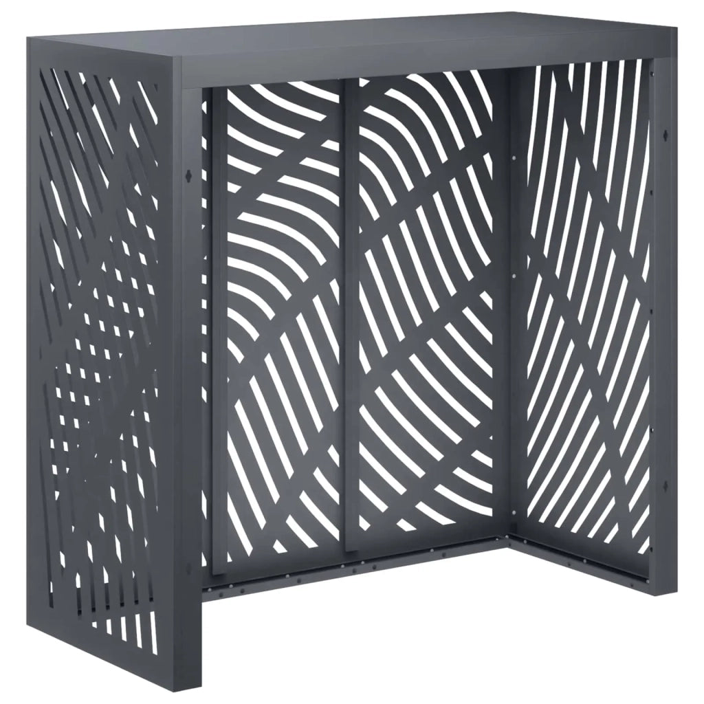 Copertura per condizionatore d'aria Antracite 110 x 50 x 105 cm 8014117