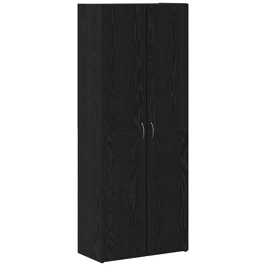 Mobile per Ufficio Rovere Nero 60 x 32 x 152,5 cm CFW3509602