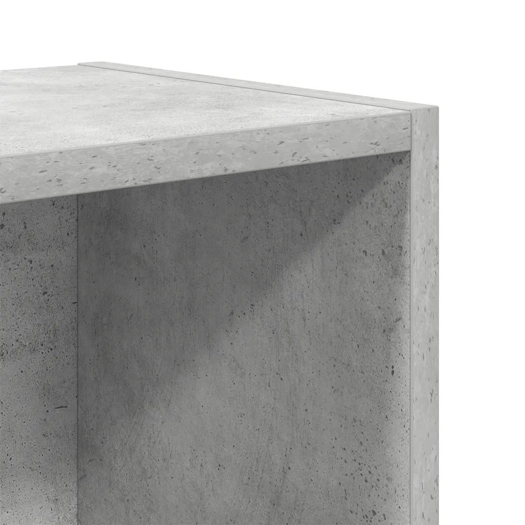 Libreria Grigio Cemento 31x24x52 cm in Legno Multistrato 860322