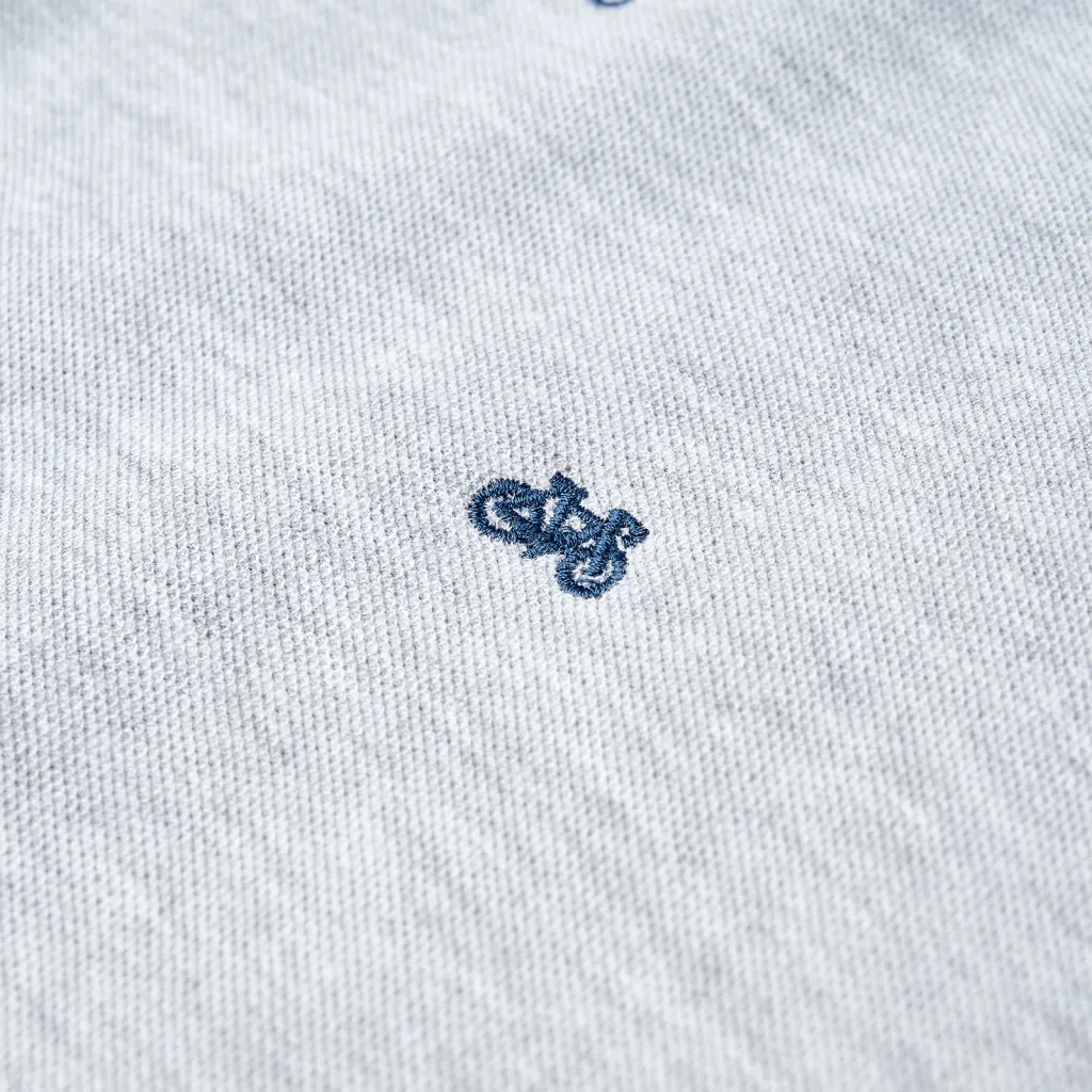 Polo per Bambini Grigio M¨¦lange 92