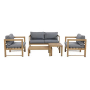 Set da giardino Favignana effetto legno