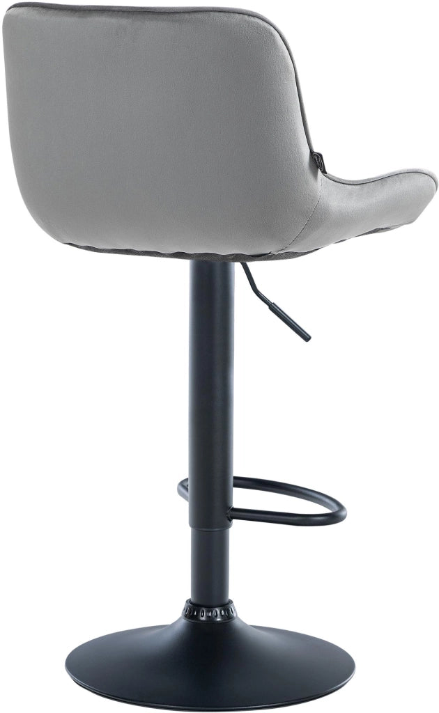Barhocker Vonore Samt schwarz