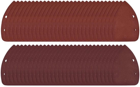 Set di carta abrasiva 60 pezzi - carta abrasiva a triangolo 3,5" x 5,5" - grana 800-1000 - ossido di alluminio - antiscivolo - per lucidatura di legno - carta abrasiva per macchina da polire