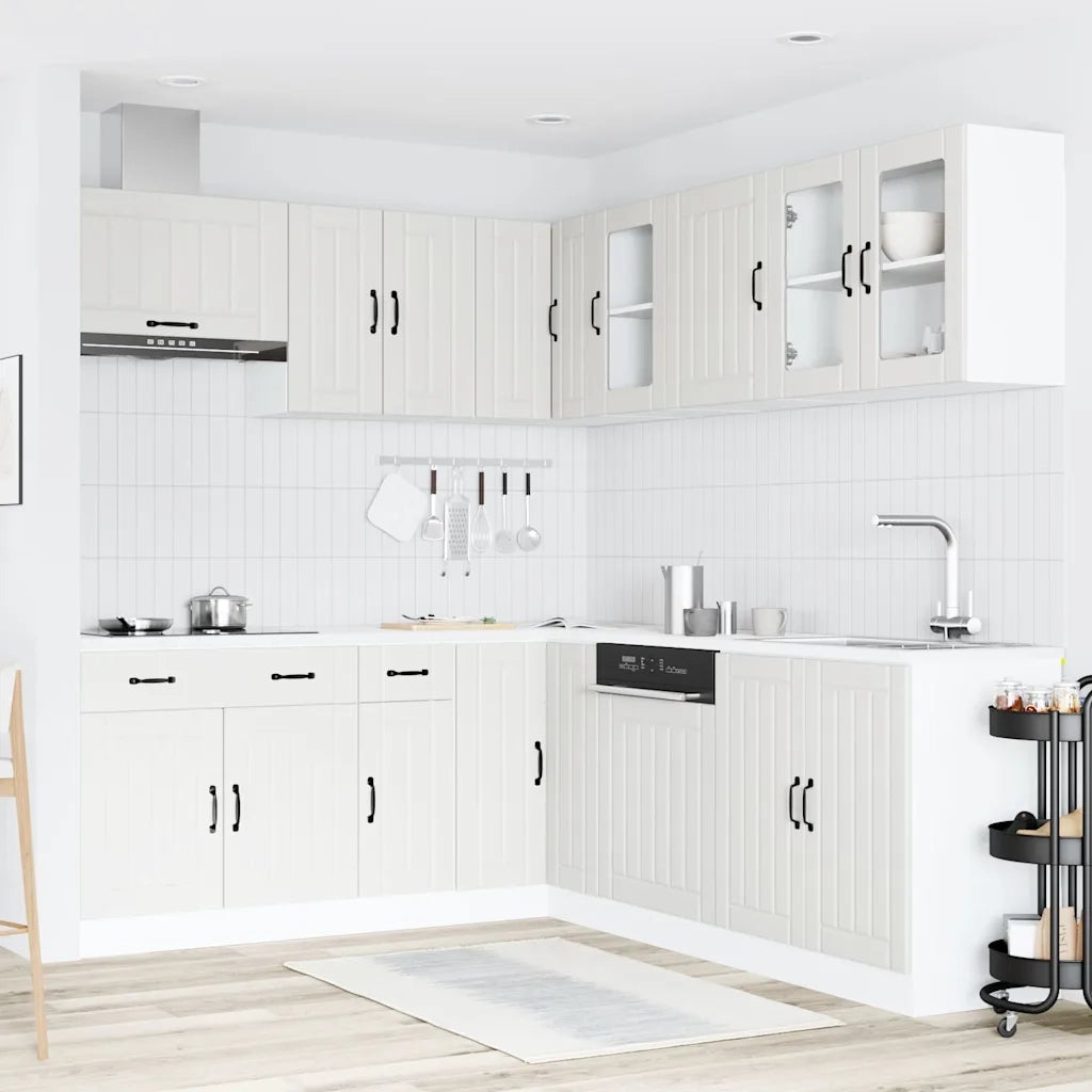 Set Mobili da Cucina 11 pz Lucca Bianchi Legno Multistrato 3314921