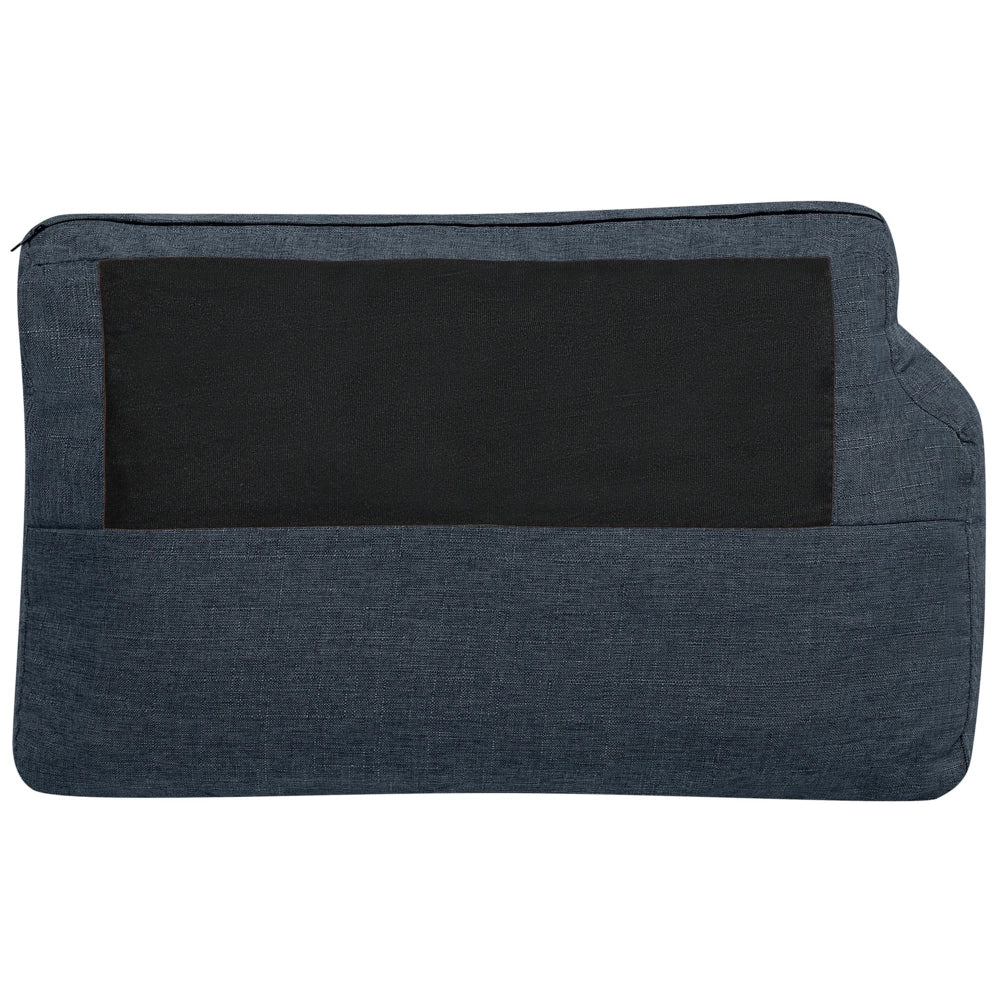Divano a 3 posti in stile Chesterfield grigio scuro con schienale basso