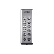 TASTIERA METALLICA LINEA GRIGIO/CROMATO STAND ALONE 1 RELÈ 12/24V VDS INOX-SA