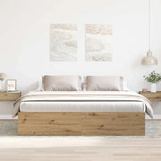 Giroletto senza Materasso Rovere Artigianale 200x200 cm