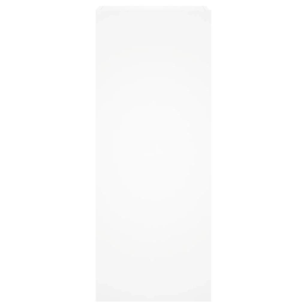 Mobile TV multimediale mensola TV credenza TV montaggio a parete adatto per sala da pranzo soggiorno camera da letto 40,5 x 30 x 102 cm legno ingegnerizzato bianco 02_0027777