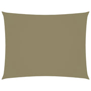 Vela ombreggiante/ombrellone rettangolare in tessuto Oxford 6 x 8 m beige 02_0009742