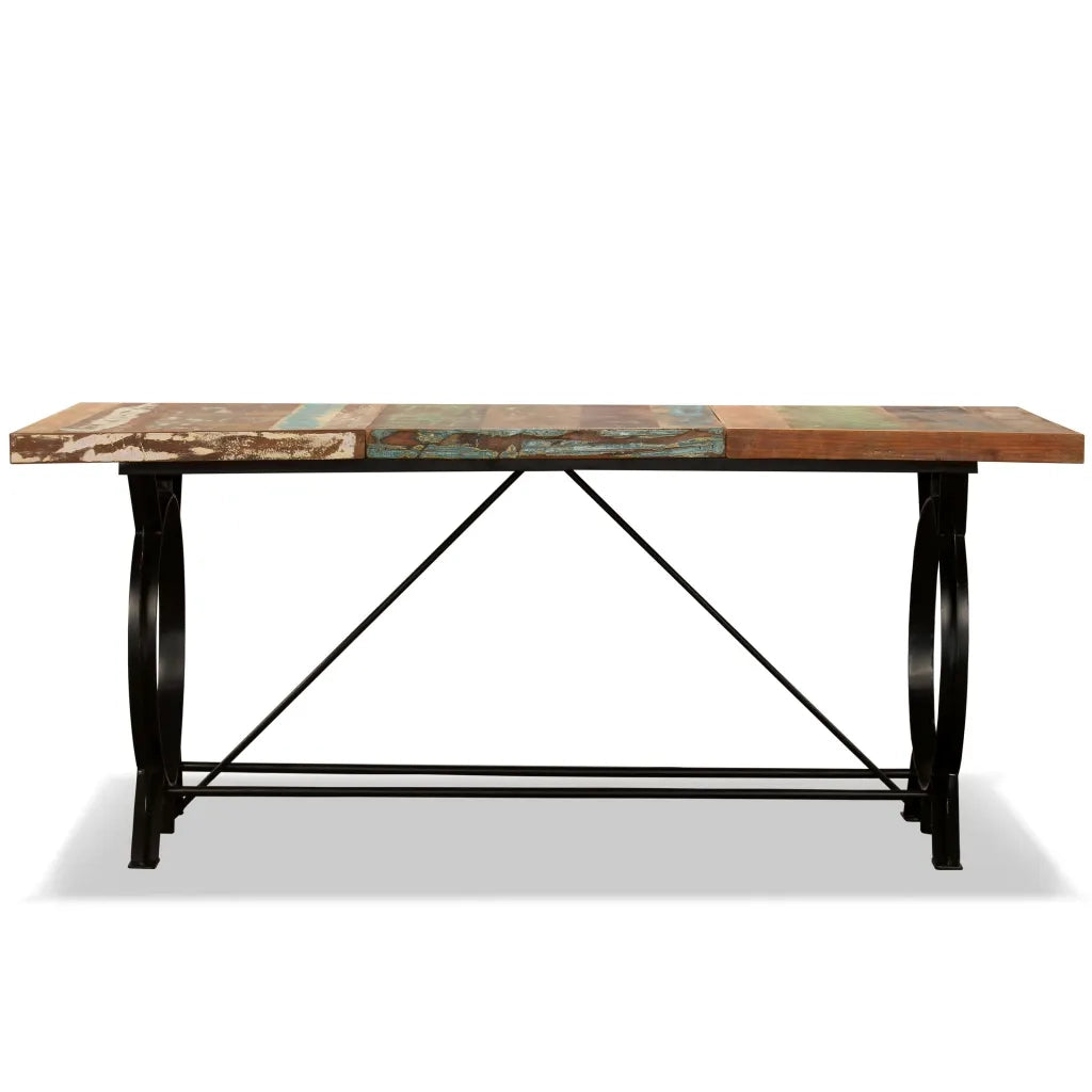 Tavolo da Pranzo in Legno Massello di Recupero 180 cm 244800
