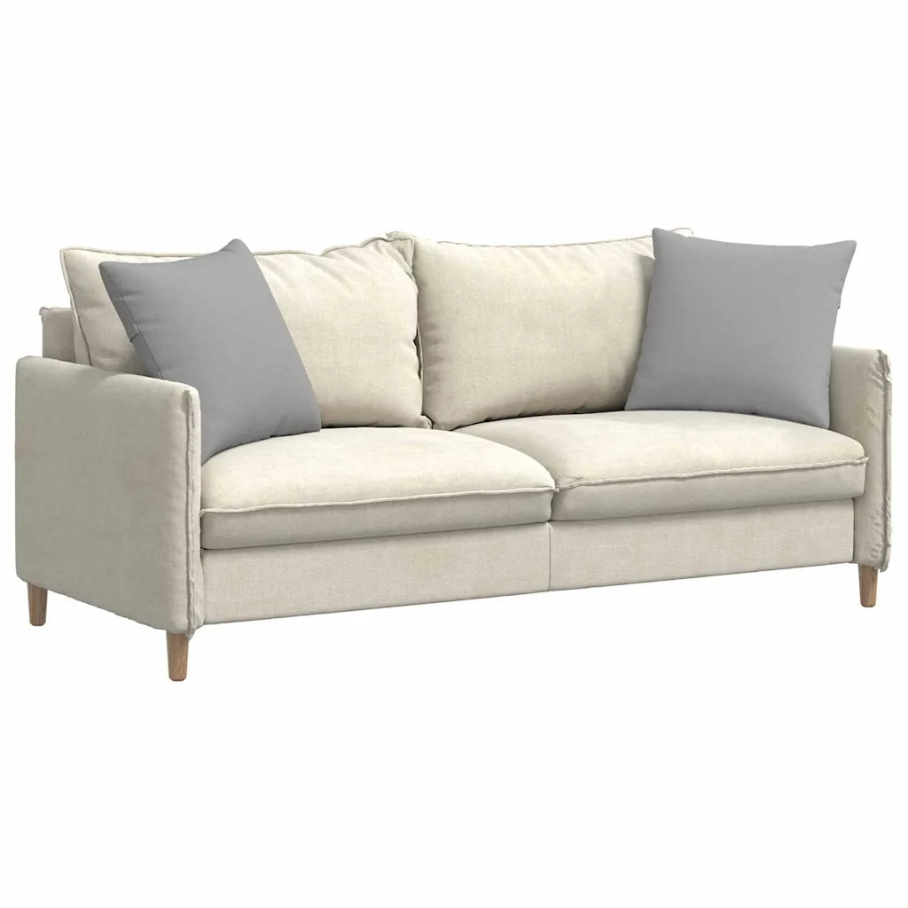 Cuscini da Divano 2 pcs Grigio Nuvola 50 x 50 cm Tessuto