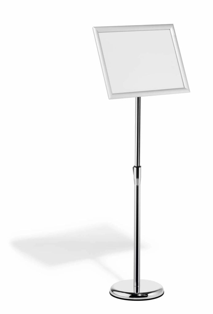 Durable 479923 stand informativo e supporto per brochure A3 Alluminio, Plastica, Acciaio Argento