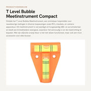 Livello compacto - Materiale ABS/Acrilico - Funzione livellatrice - Incluso cacciavite di montaggio - Lettura chiara - Nivellatore
