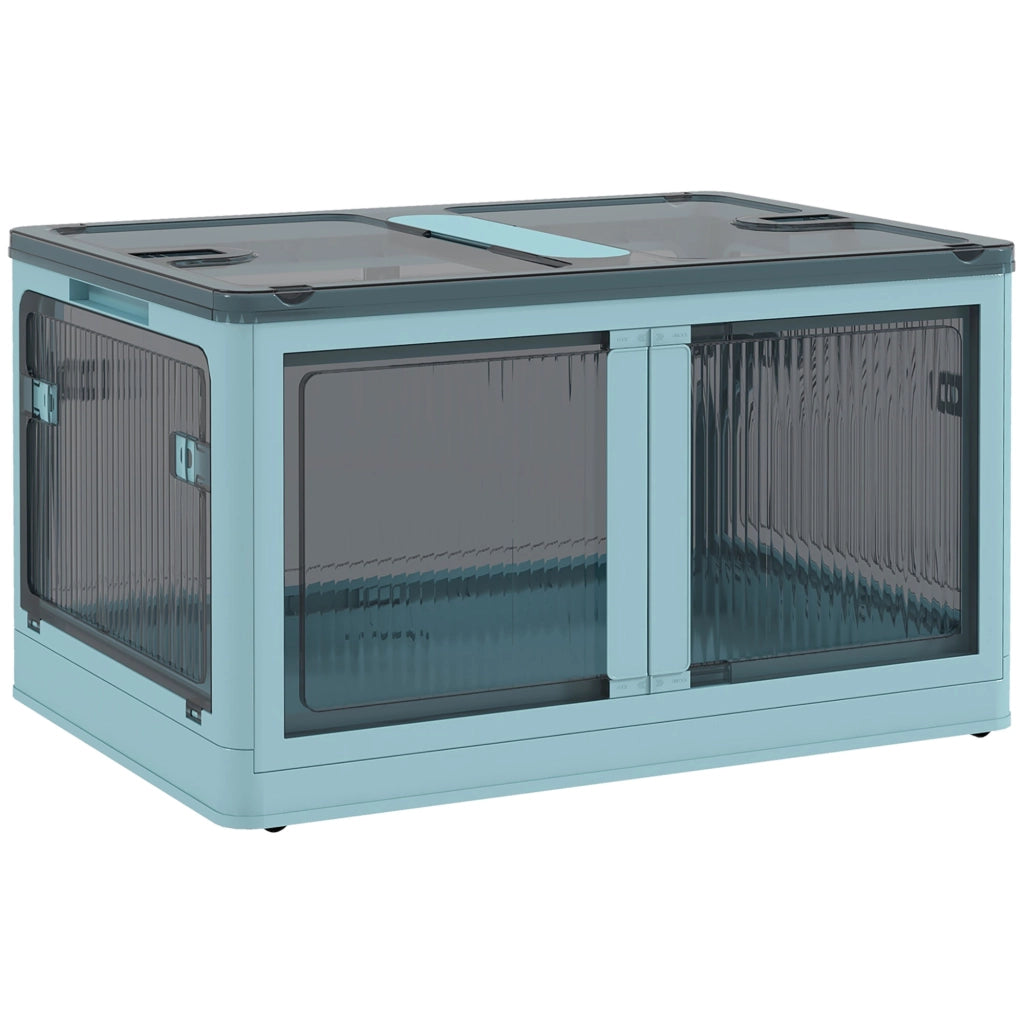 Cassa di Stoccaggio 69L ¨C zephmum ¨C Blu 60x42x34 cm