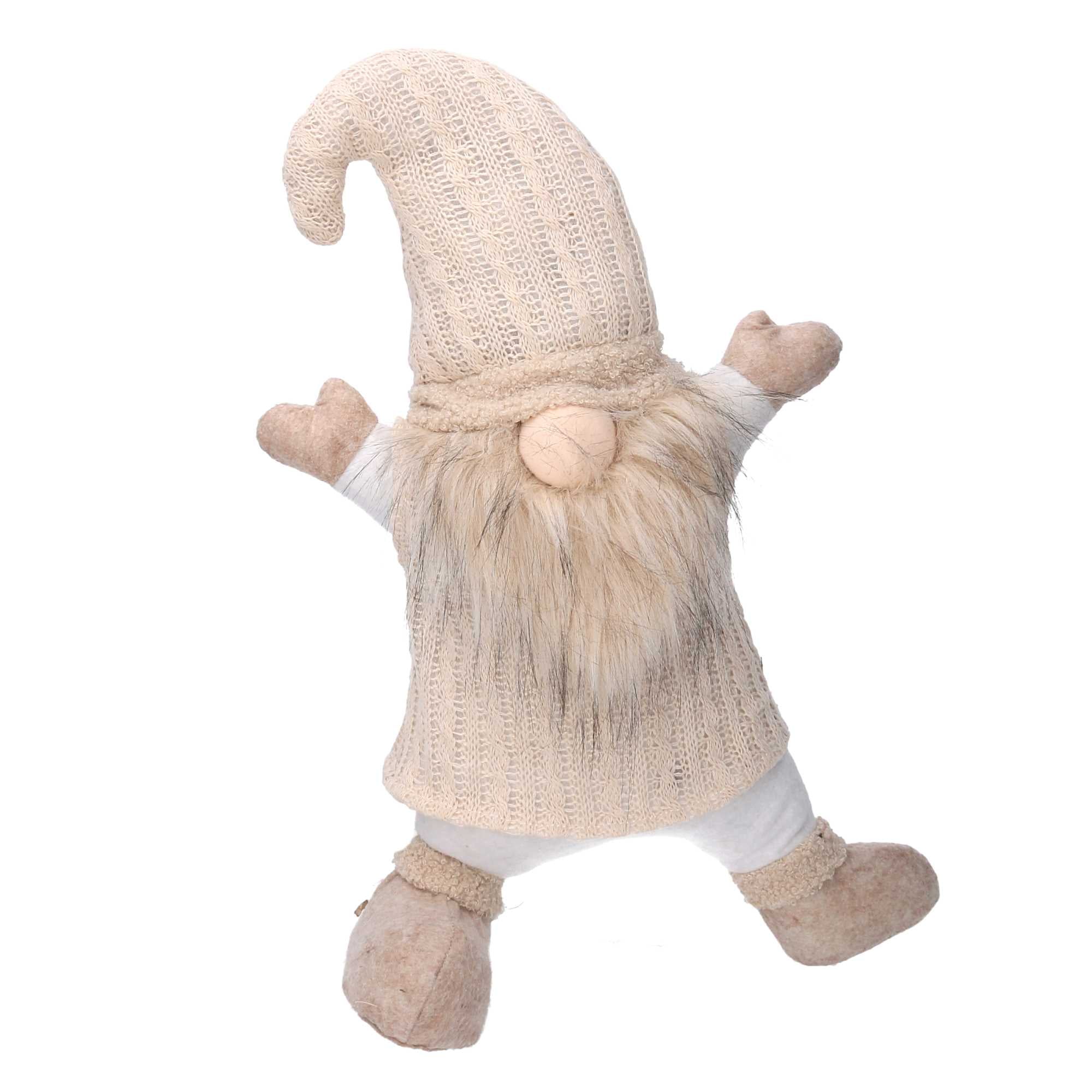 Gnomo tessuto crema cm 25x13xh38