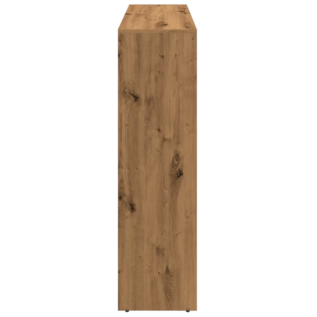 Libreria a 3 Ripiani Rovere 137,5x29x103,5 cm in Truciolato 857984