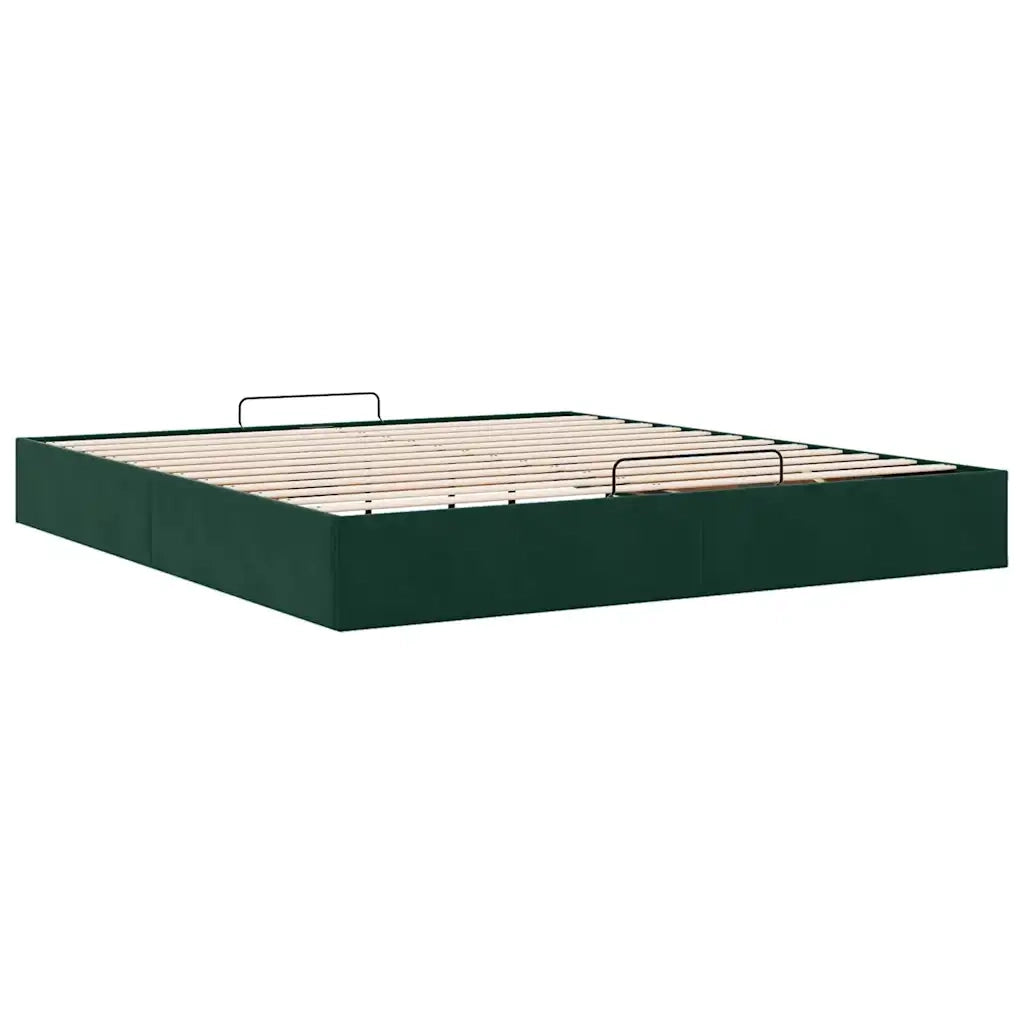Struttura Letto Pouf senza Materasso 200x200 cm in Velluto 3310988