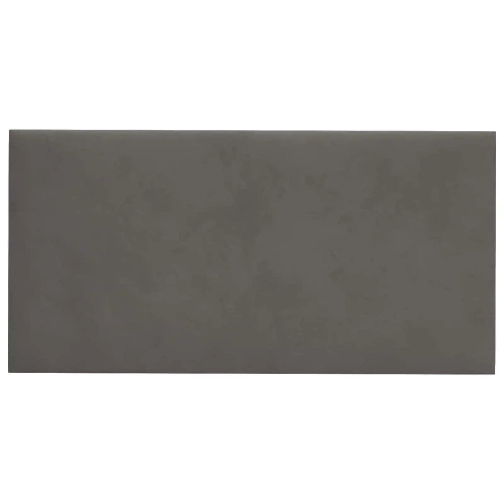 Testiera da Parete 12 pcs Grigio scuro 30 x 15 cm Velluto 4008315