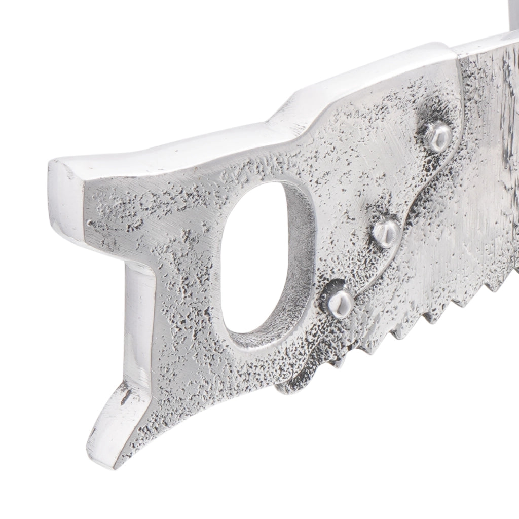 Fermalibri 2 pz Argento 11x14x17,5 cm Alluminio Seghettato