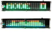 Display a LED dell'audionivello con indicatore dello spettro musicale - VU-metro - equalizzatore DSP - tensione di ingresso 5V/DC 7-24V - 20 segmenti/15 livelli
