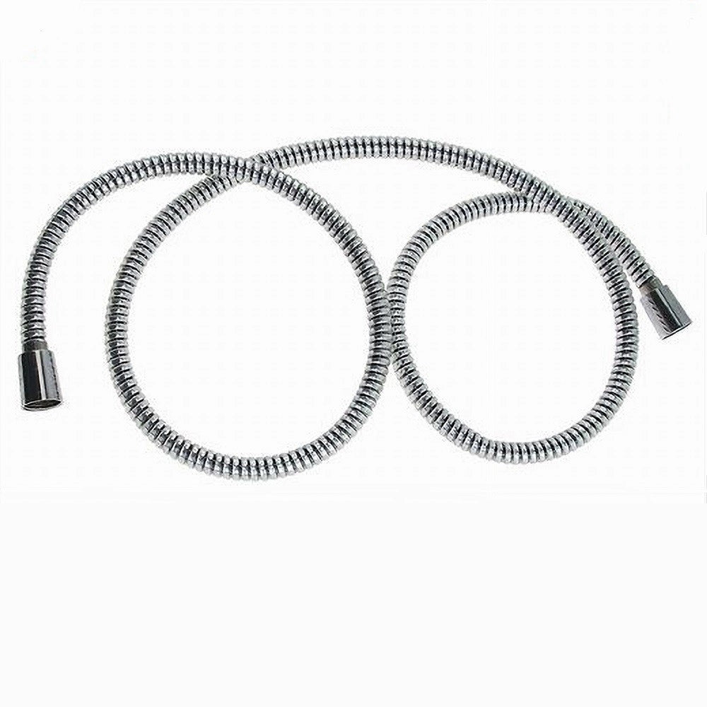 Trade Shop - Tubo Ricambio Laccio Flessibile Doccia Cromo Universale Per Doccetta 1.5mt 87299 -