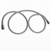 Trade Shop - Tubo Ricambio Laccio Flessibile Doccia Cromo Universale Per Doccetta 1.5mt 87299 -
