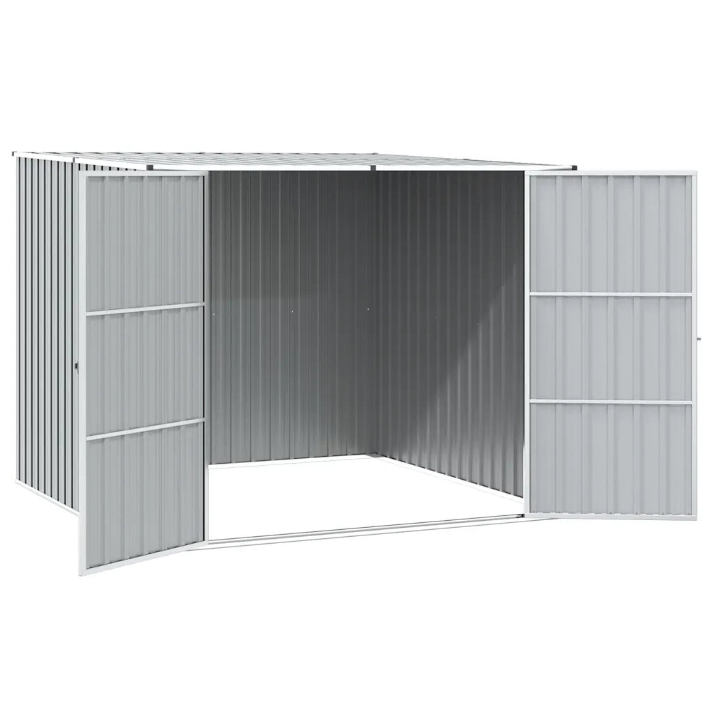 Capanno da Giardino Grigio 195x198x159 cm in Acciaio Zincato cod mxl 45849