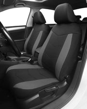 Hoes per auto in stile universali, colore grigio, set da 2 pezzi.