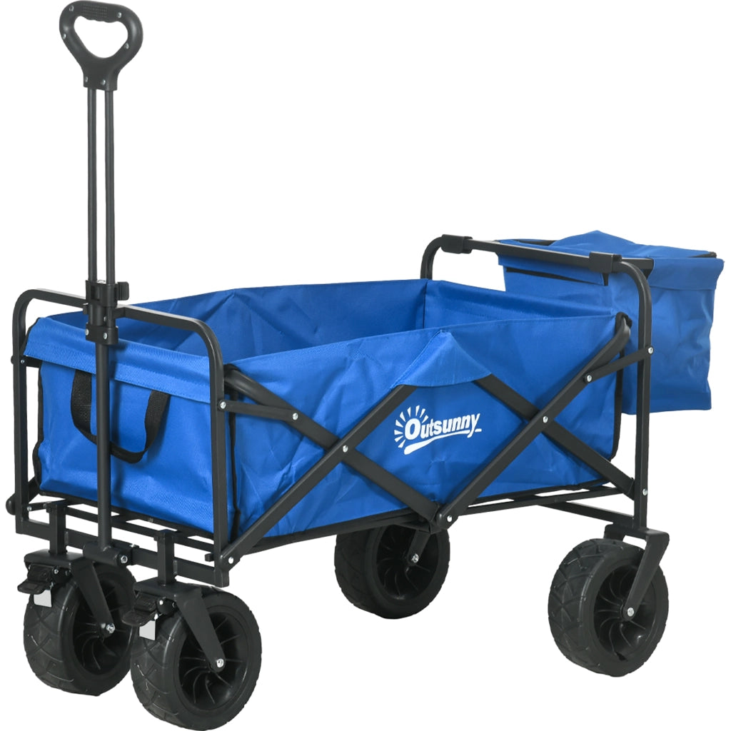 Carrello Pieghevole ¨C zephmum ¨C Blu, Polipropilene, 60x40x80 cm