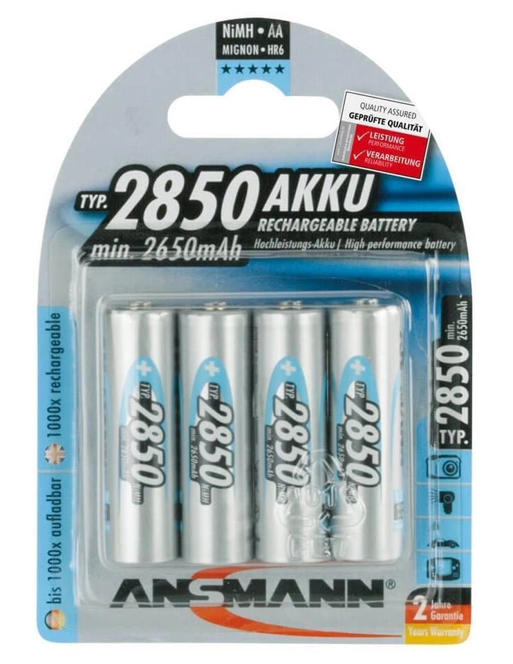 Ansmann 5035212 batteria per uso domestico Batteria ricaricabile Nichel-Metallo Idruro (NiMH)
