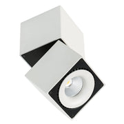 Plafoniera Sevilla Italux LED 28W 3000K bianco/nero orientabile