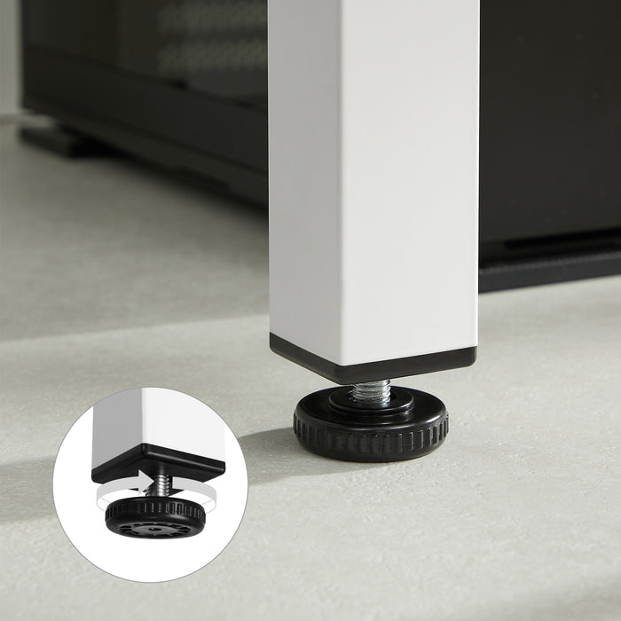 Tavolo Valora ROVA in rovere con gambe bianche, stile moderno per sala da pranzo