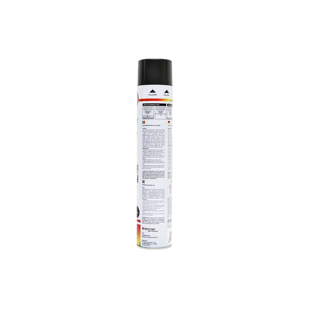 12 pezzi Vernice spray per marcatura forestale nera 750ml Breckner Germany