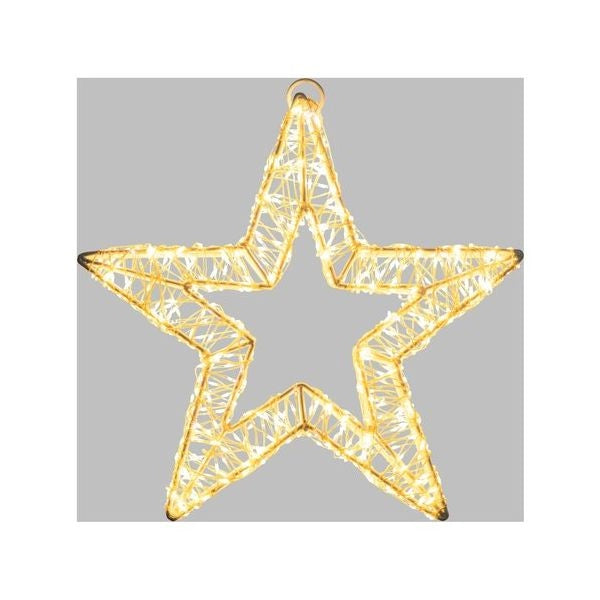 Decoro lotti 75665 stella 3d silver metal pro flash light