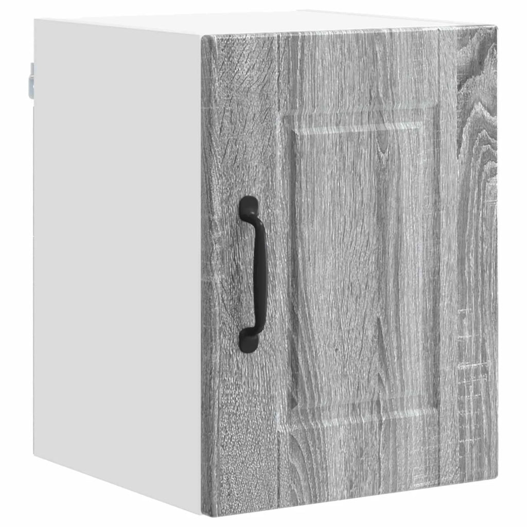Mobile da cucina con porta 2 pz-Set di 2 Armadio da cucina Grigio Sonoma 30 x 31 x 40 cm