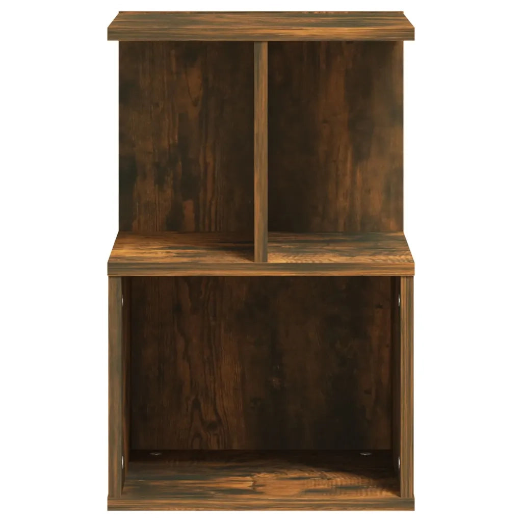 Comodini 2 pz Rovere Fumo 35x35x55 cm in Legno Multistrato 815184