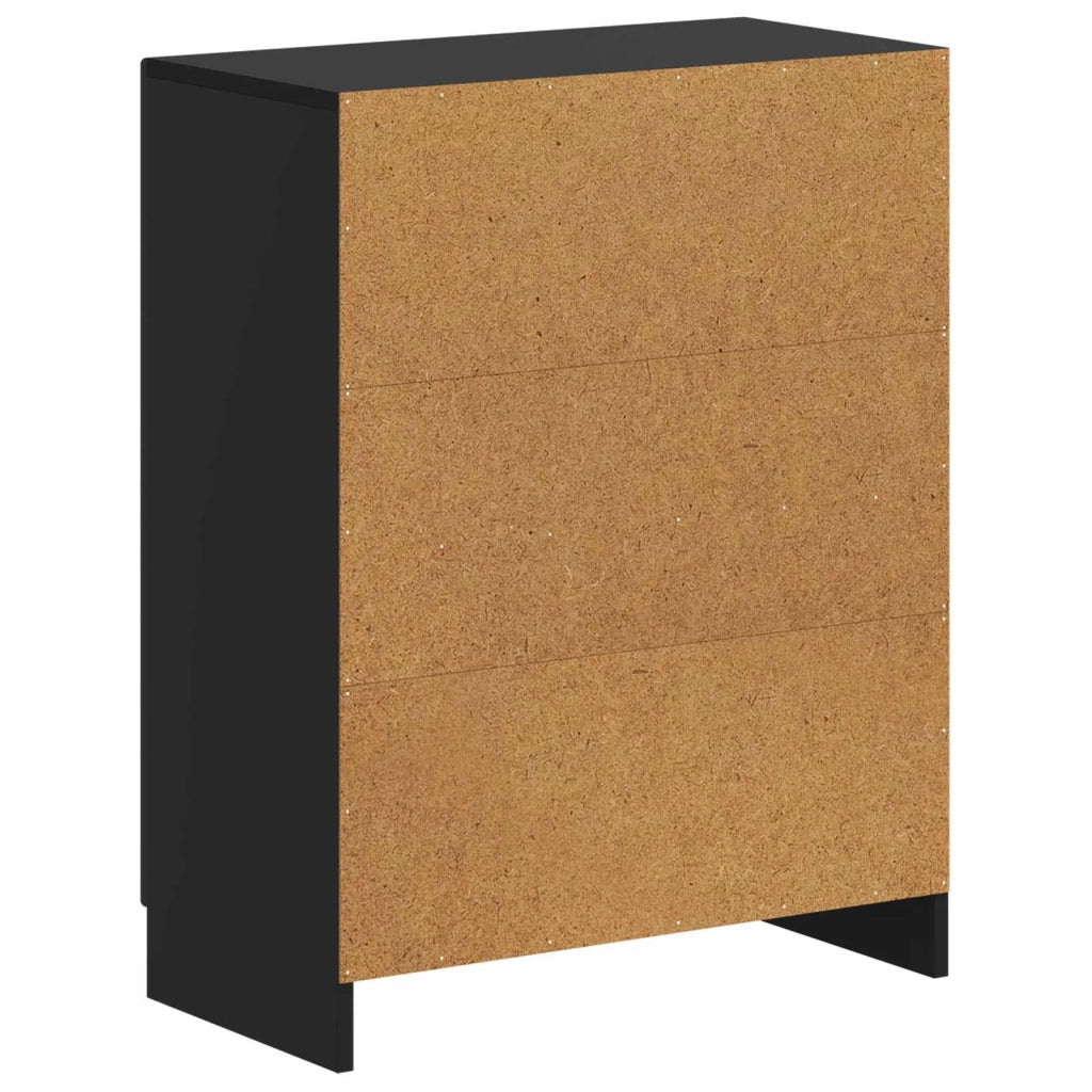 Mobiletto da Bagno UTRECHT Nero 59,5 x 31 x 77 cm 897716