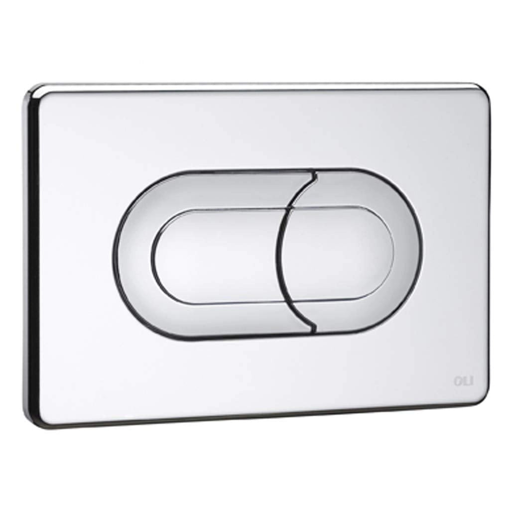 Placca di scarico incasso pneumatica cromata lucida salina oli 0640084