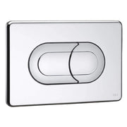Placca di scarico incasso pneumatica cromata lucida salina oli 0640084