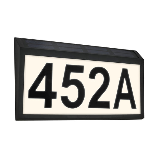 Applique Solare Nordico Suna Plastica Nero Led Integrato 0,5W 3000K