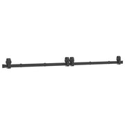 Kit di Binari per Porte Scorrevoli 200 cm Acciaio Nero CFW9513241