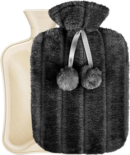 Artefatto di conservazione del calore per cani - Copertura in gomma naturale, coperchio, fodera in pelo di finta volpe in velluto - Moda e comodità