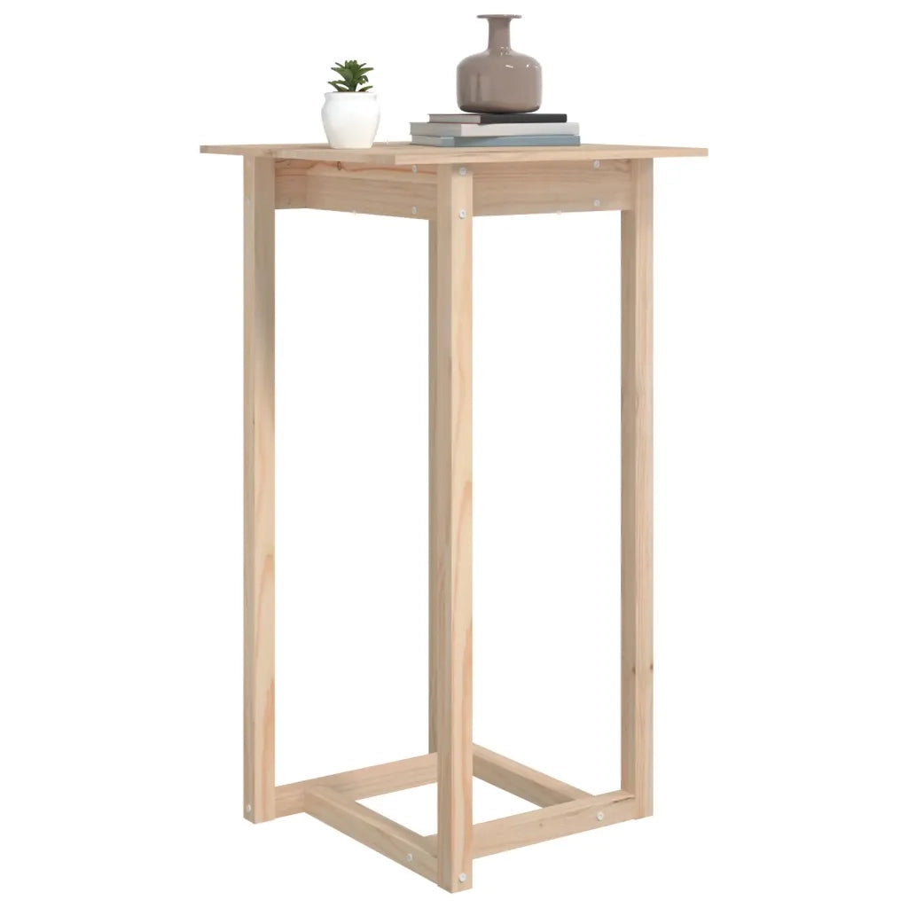 Tavolo da Bar 60x60x110 cm in Legno Massello di Pino 822177