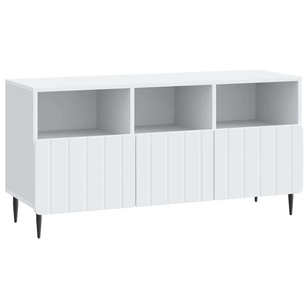 Mobile TV-Credenza per TV Bianco 102 x 34,5 x 50 cm Legno ingegnerizzato 498154